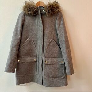 J Crew Wool Blend Coat